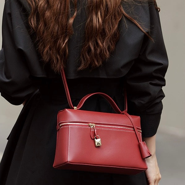 Women’s Genuine Leather Crossbody Bucket Bag | Effortless Everyday Elegance