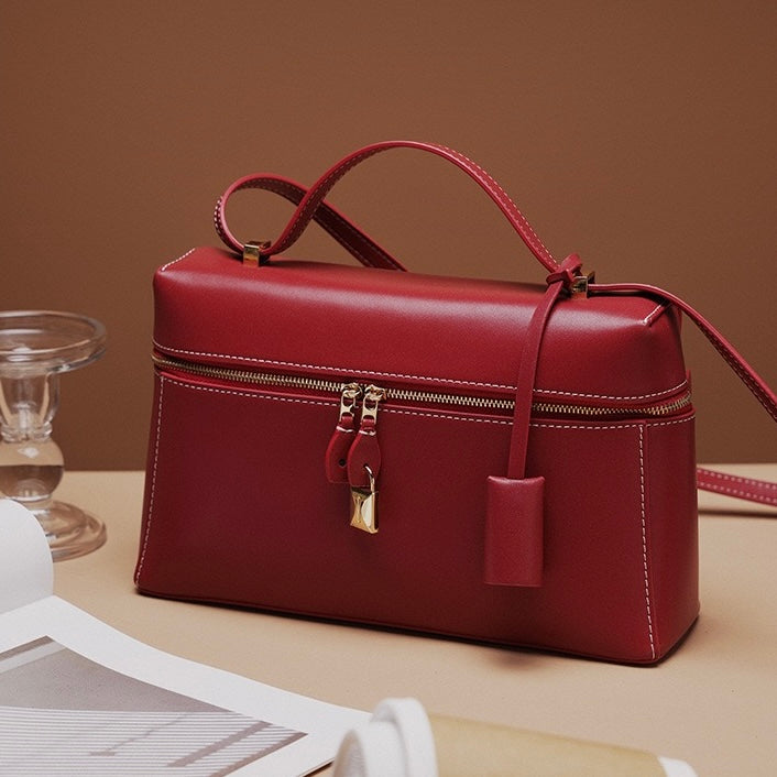 Women’s Genuine Leather Crossbody Bucket Bag | Effortless Everyday Elegance