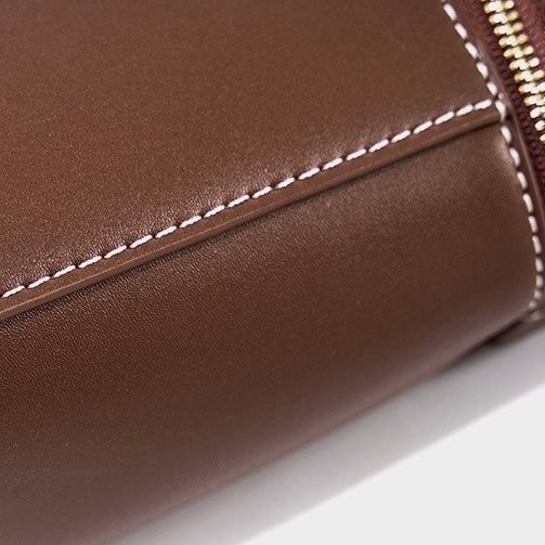 Women’s Genuine Leather Crossbody Bucket Bag | Effortless Everyday Elegance