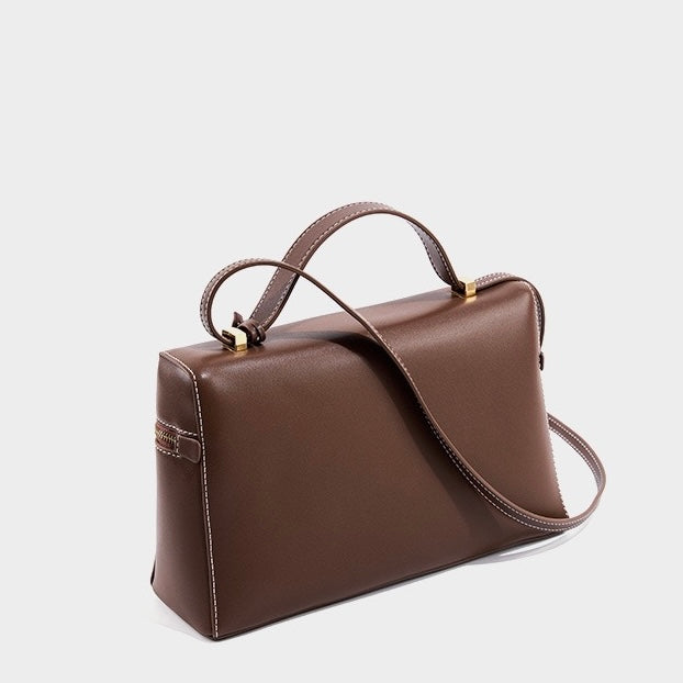 Women’s Genuine Leather Crossbody Bucket Bag | Effortless Everyday Elegance