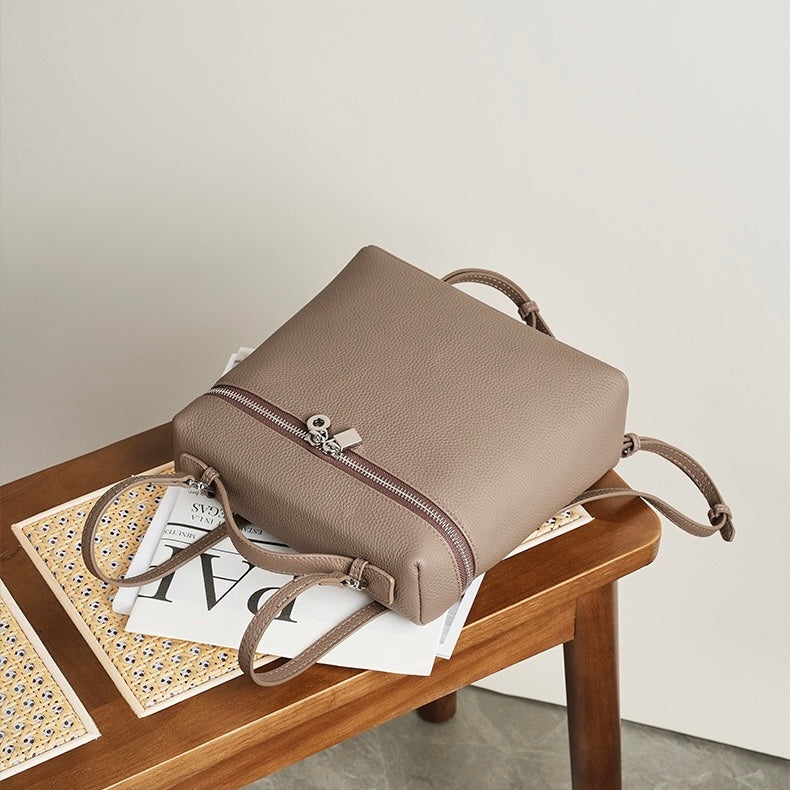 Women’s Genuine Leather Backpack | Timeless Understated Everyday Elegance
