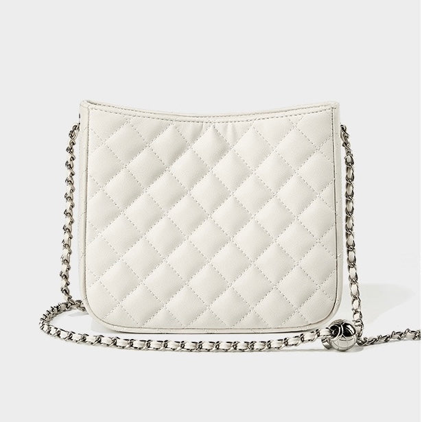 Women’s Genuine Cowhide Chain Commuter Bucket Bag | Effortless City Elegance