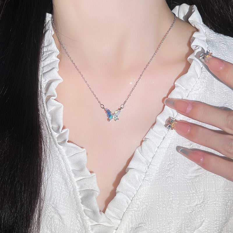 Celestial Butterfly Necklace | Ethereal Starlit Elegance For Timeless Grace