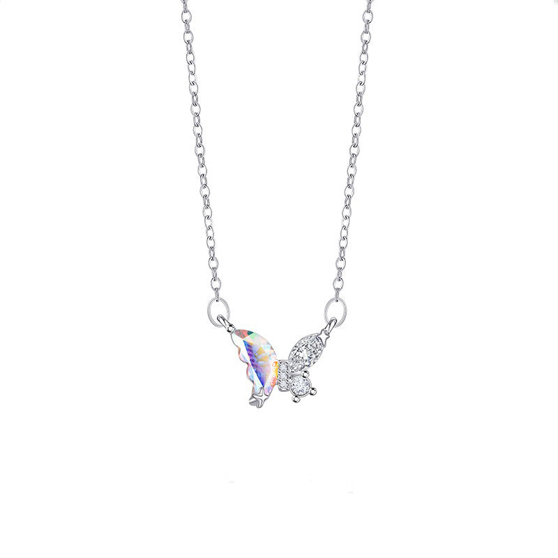 Celestial Butterfly Necklace | Ethereal Starlit Elegance For Timeless Grace