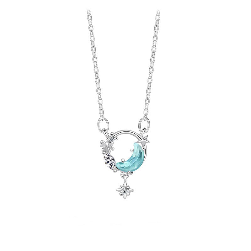 Lunar Glow Starry Dreams Necklace | Effortless Celestial Elegance