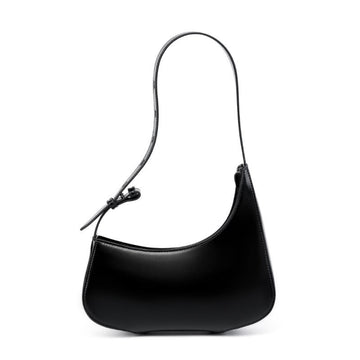 Women’s Genuine Leather Half Moon Baguette Bag | Effortless Everyday Elegance