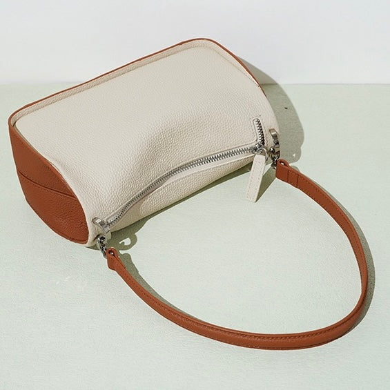 Women's Genuine Leather Minimalist Crossbody Shoulder Bag | Quiet Modern Luxury