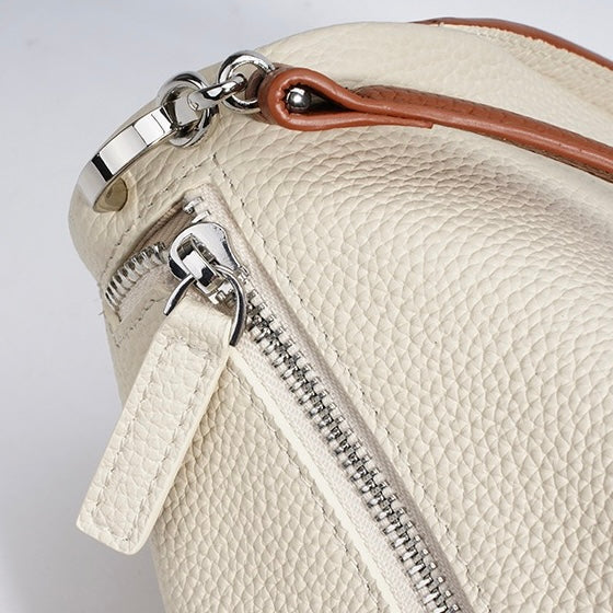 Women's Genuine Leather Minimalist Crossbody Shoulder Bag | Quiet Modern Luxury