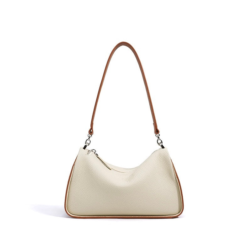Women's Genuine Leather Minimalist Crossbody Shoulder Bag | Quiet Modern Luxury