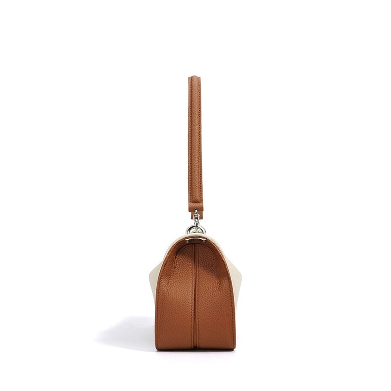 Women's Genuine Leather Minimalist Crossbody Shoulder Bag | Quiet Modern Luxury