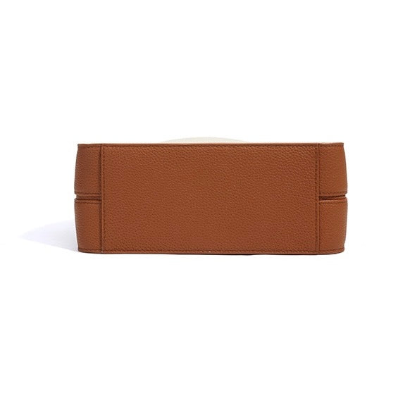 Women's Genuine Leather Minimalist Crossbody Shoulder Bag | Quiet Modern Luxury
