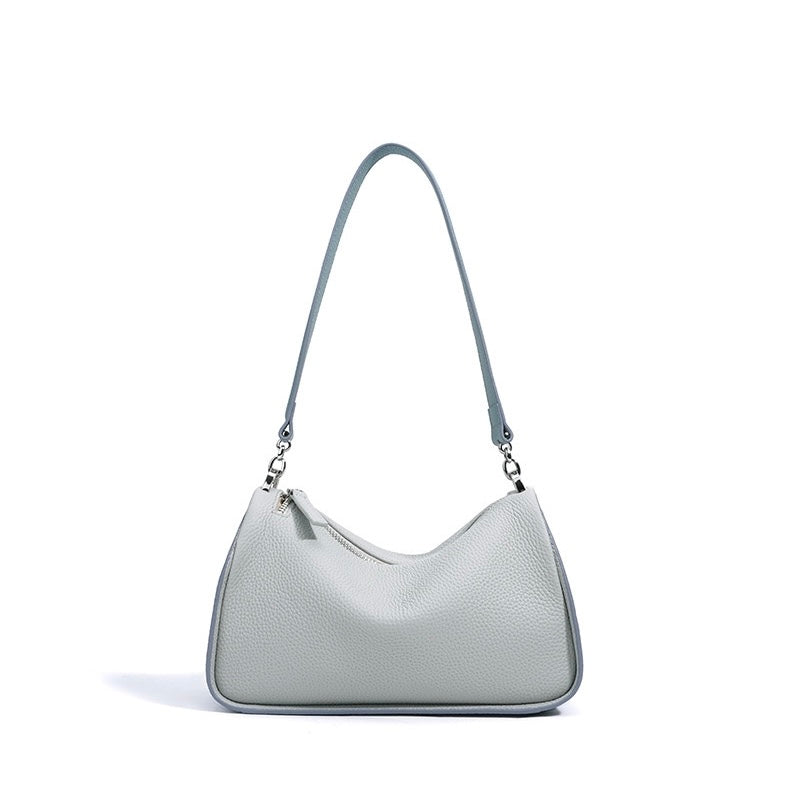 Women's Genuine Leather Minimalist Crossbody Shoulder Bag | Quiet Modern Luxury