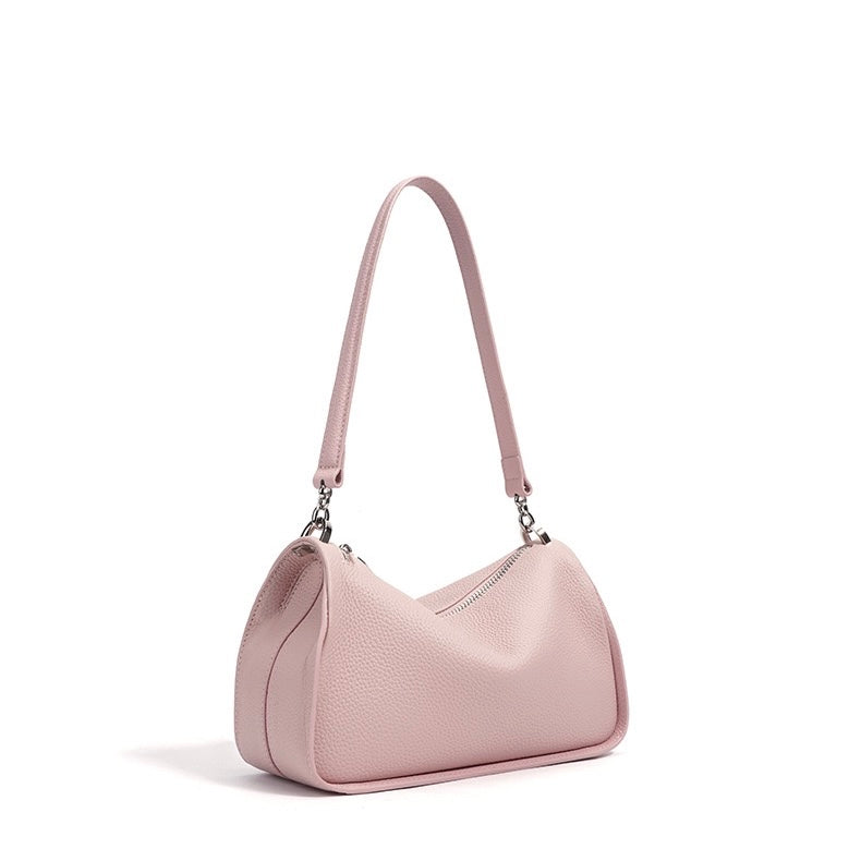 Women's Genuine Leather Minimalist Crossbody Shoulder Bag | Quiet Modern Luxury