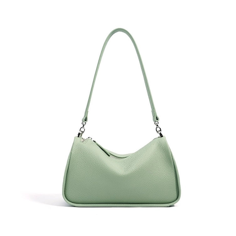 Women's Genuine Leather Minimalist Crossbody Shoulder Bag | Quiet Modern Luxury