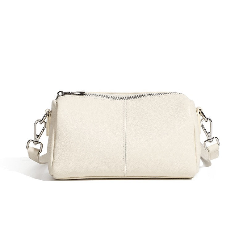Women’s Soft Top-Grain Cowhide Cylinder Clutch Bag | Quiet Luxury