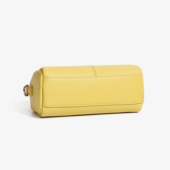 Women’s Top Grain Cowhide Cylinder Clutch Bag | Timeless Sculptural Elegance