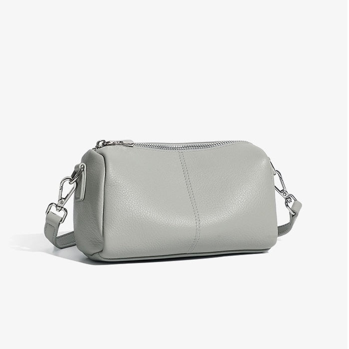 Women’s Top Grain Cowhide Cylinder Clutch Bag | Timeless Sculptural Elegance