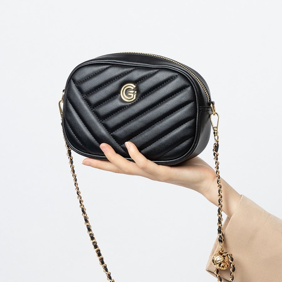 Women's Genuine Leather Round Bag | Effortless Retro Elegance