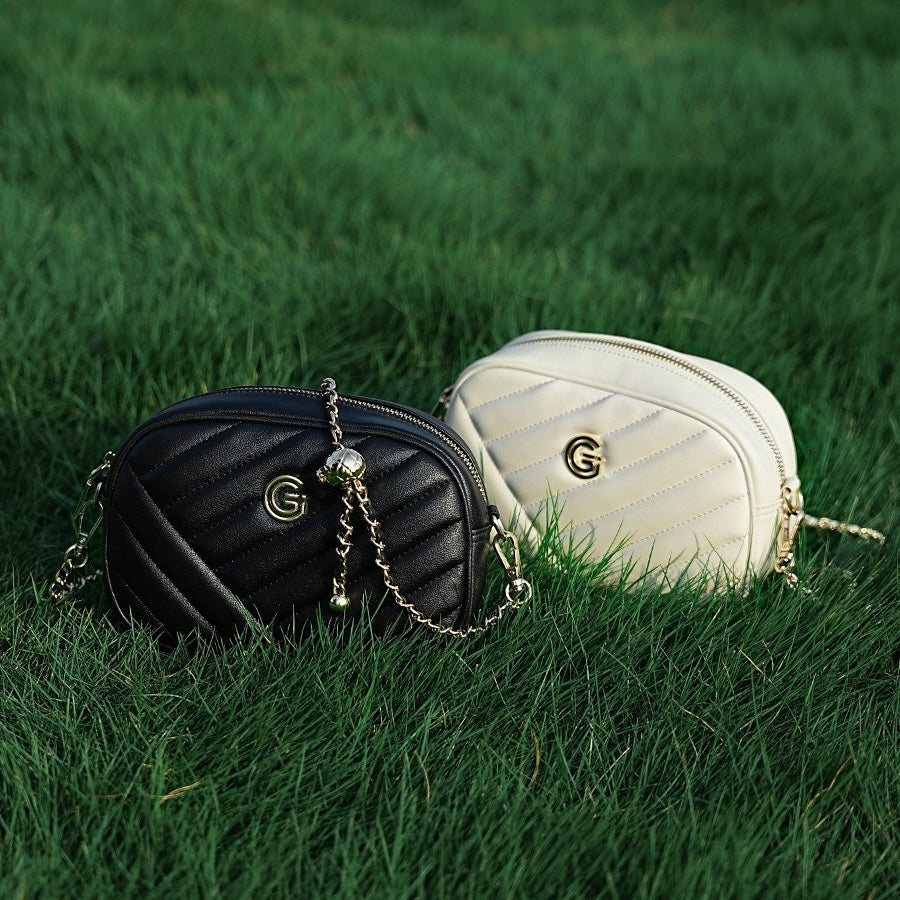 Women's Genuine Leather Round Bag | Effortless Retro Elegance