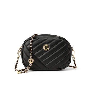 Women's Genuine Leather Round Bag | Effortless Retro Elegance