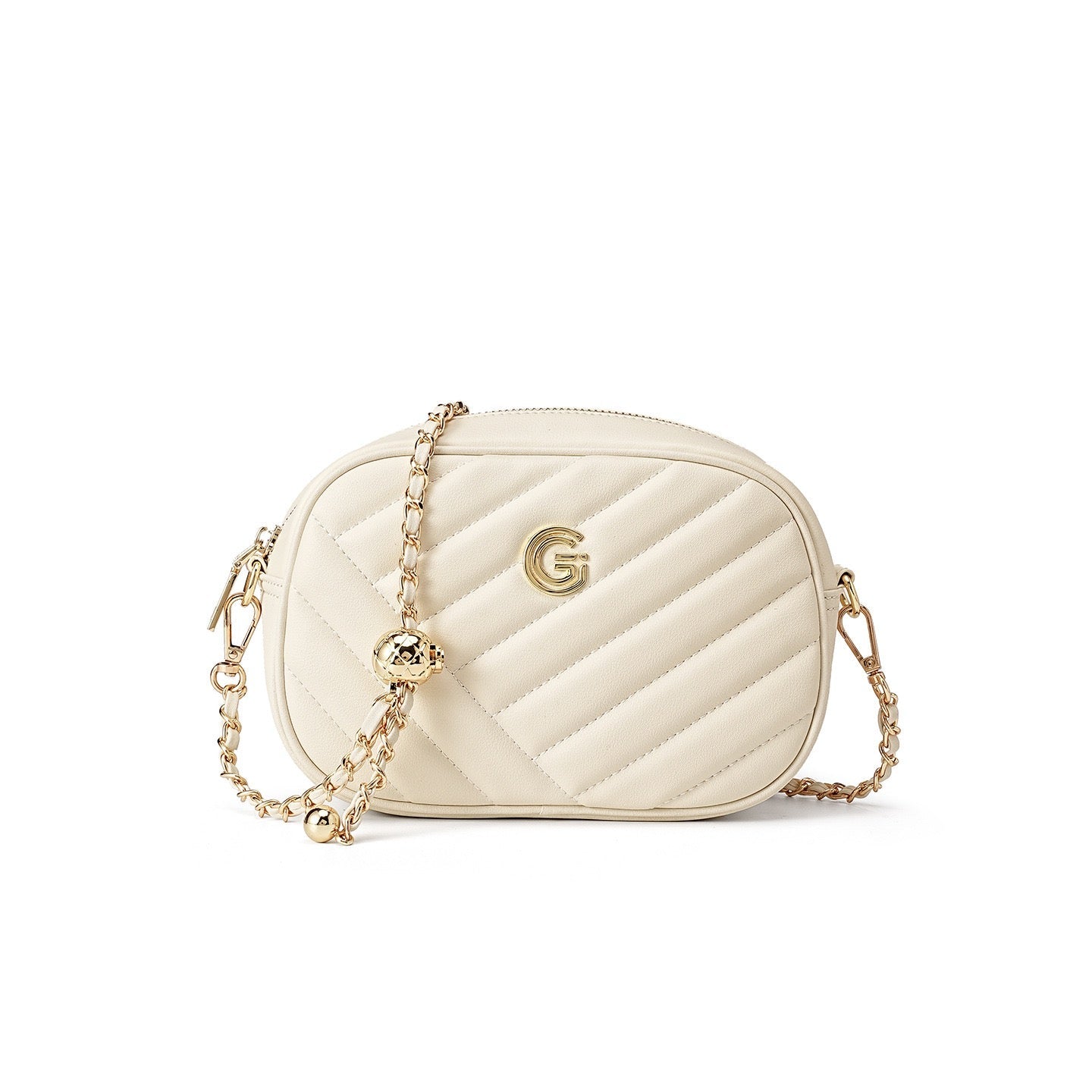 Women's Genuine Leather Round Bag | Effortless Retro Elegance