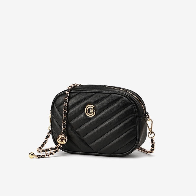 Women's Genuine Leather Round Bag | Effortless Retro Elegance