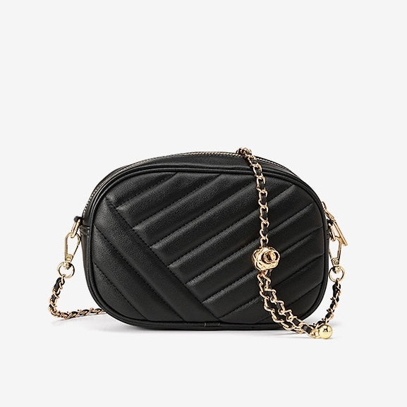 Women's Genuine Leather Round Bag | Effortless Retro Elegance