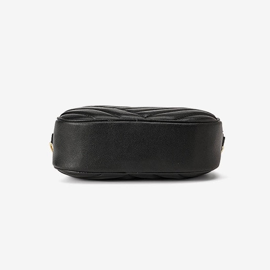 Women's Genuine Leather Round Bag | Effortless Retro Elegance