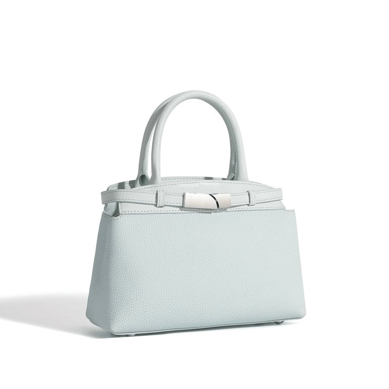 Women’s Genuine Leather Square Crossbody Clutch Bag | Timeless Understated Elegance