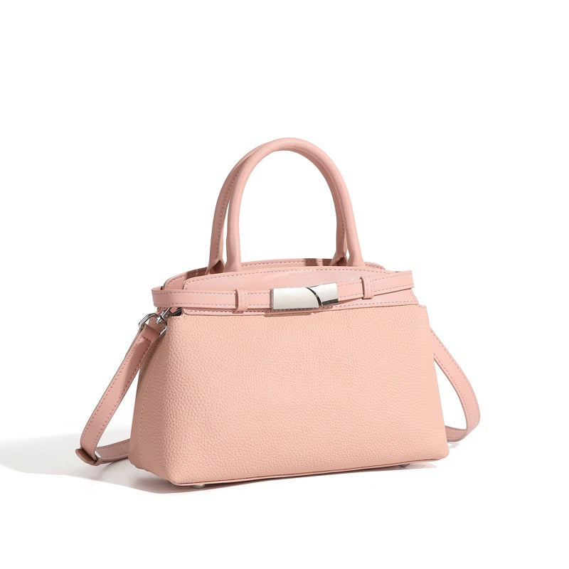 Women’s Genuine Leather Square Crossbody Clutch Bag | Timeless Understated Elegance