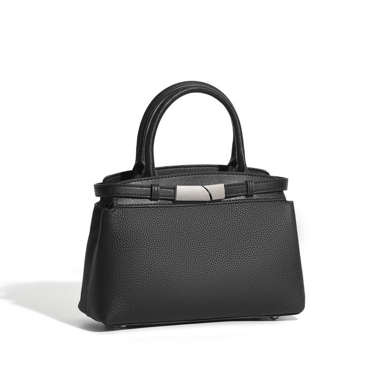 Women’s Genuine Leather Square Crossbody Clutch Bag | Timeless Understated Elegance