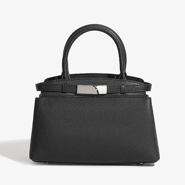 Women’s Genuine Leather Square Crossbody Clutch Bag | Timeless Understated Elegance