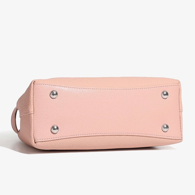 Women’s Genuine Leather Square Crossbody Clutch Bag | Timeless Understated Elegance
