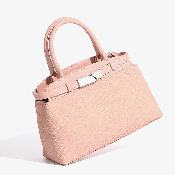 Women’s Genuine Leather Square Crossbody Clutch Bag | Timeless Understated Elegance