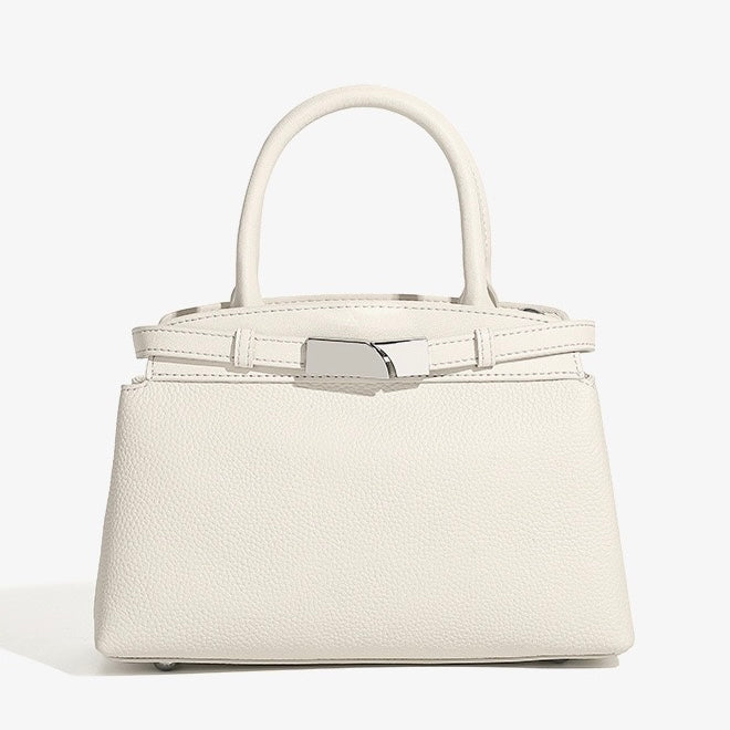 Women’s Genuine Leather Square Crossbody Clutch Bag | Timeless Understated Elegance