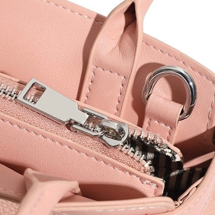 Women’s Genuine Leather Square Crossbody Clutch Bag | Timeless Understated Elegance