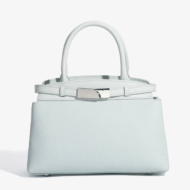 Women’s Genuine Leather Square Crossbody Clutch Bag | Timeless Understated Elegance
