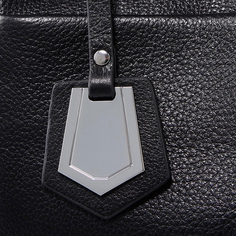 Women’s Genuine Leather Tote Shoulder Bag | Effortless Commuter Elegance