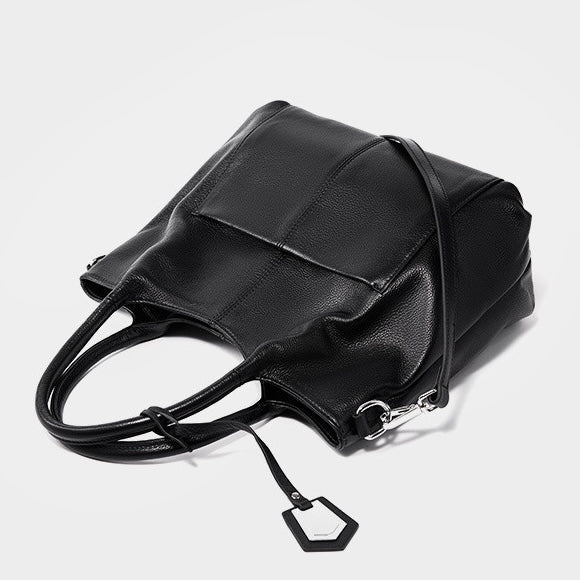 Women’s Genuine Leather Tote Shoulder Bag | Effortless Commuter Elegance