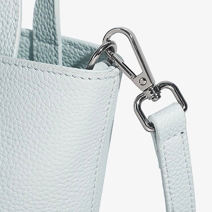 Women’s Genuine Leather Crossbody Bucket Bag | Quiet Minimalist Elegance