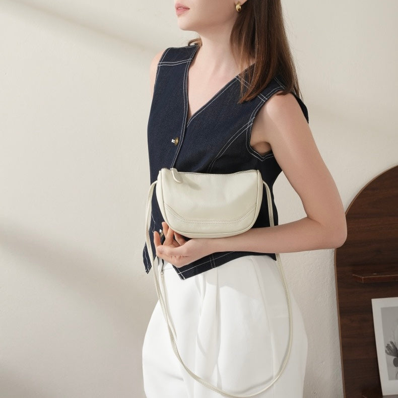 Women’s Leather Mini Crossbody Shoulder Bag | Effortless Everyday Elegance