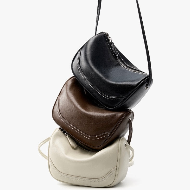 Women’s Leather Mini Crossbody Shoulder Bag | Effortless Everyday Elegance