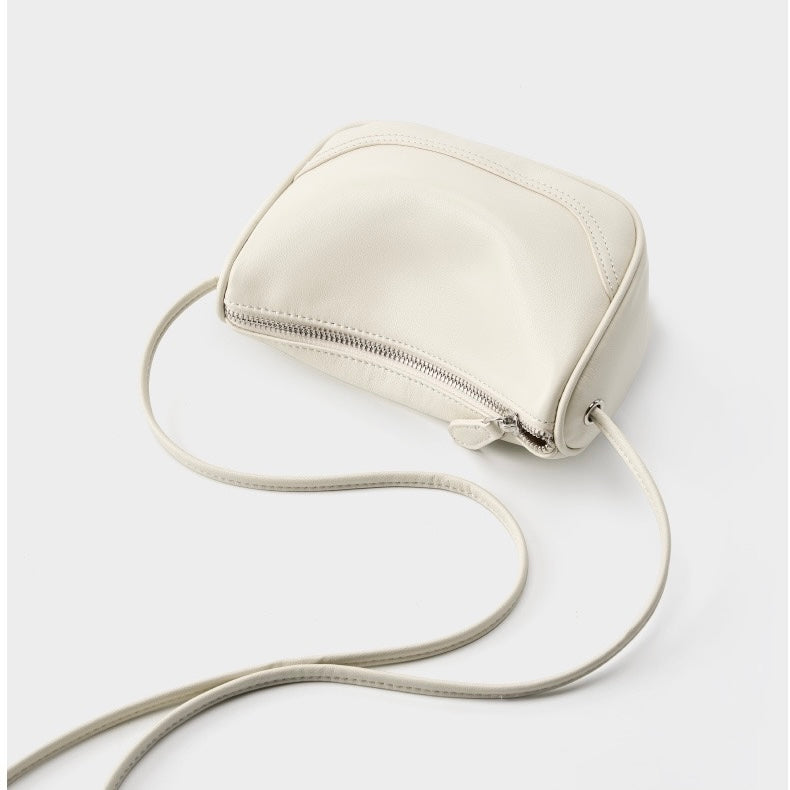 Women’s Top Grain Leather Mini Crossbody Shoulder Bag | Understated Sophistication