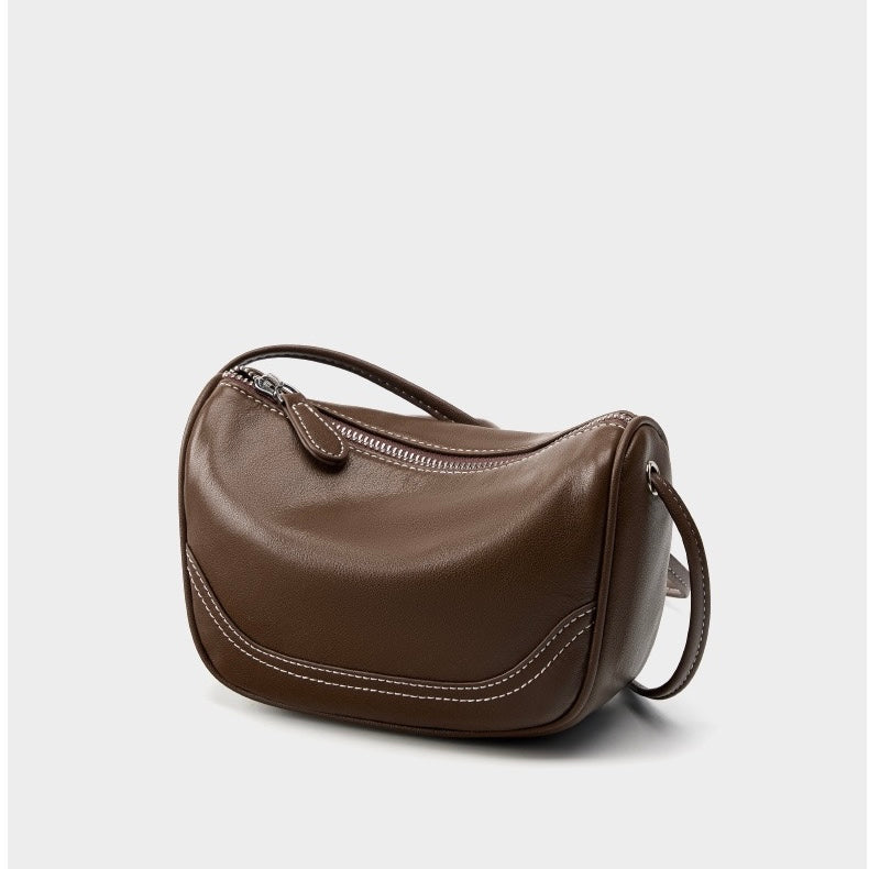 Women’s Top Grain Leather Mini Crossbody Shoulder Bag | Understated Sophistication