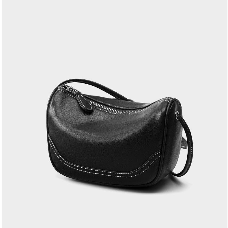 Women’s Top Grain Leather Mini Crossbody Shoulder Bag | Understated Sophistication