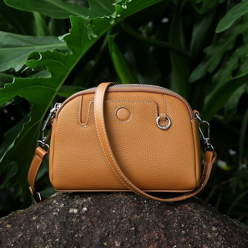 Women’s Genuine Cowhide Shoulder Crossbody Bag | Timeless Everyday Elegance