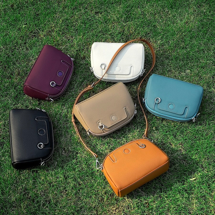 Women’s Genuine Cowhide Shoulder Crossbody Bag | Timeless Everyday Elegance