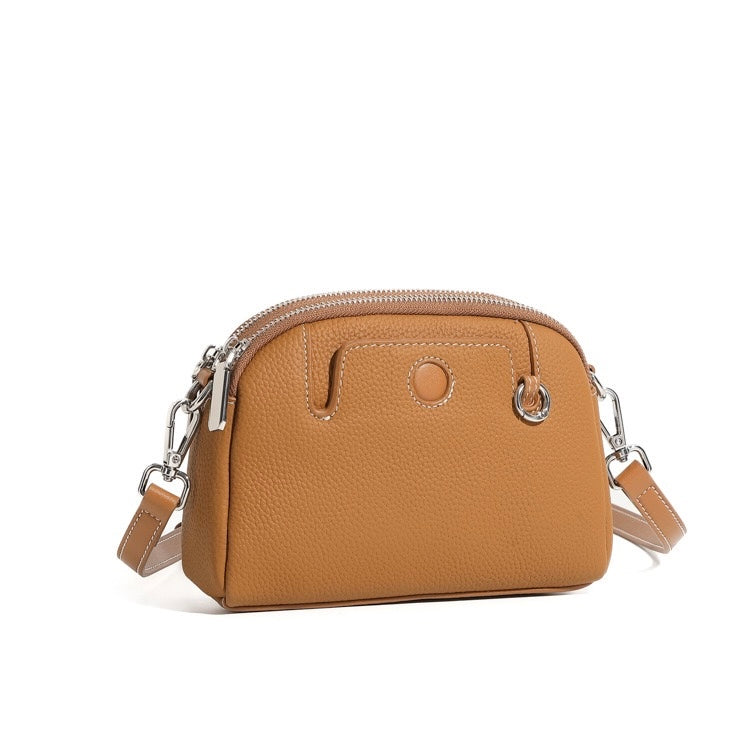 Women’s Genuine Cowhide Shoulder Crossbody Bag | Timeless Everyday Elegance