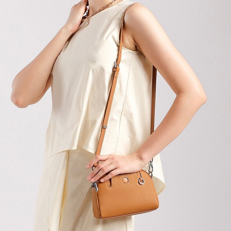 Women’s Genuine Cowhide Shoulder Crossbody Bag | Timeless Everyday Elegance