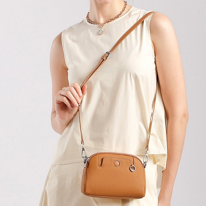 Women’s Genuine Cowhide Shoulder Crossbody Bag | Timeless Everyday Elegance